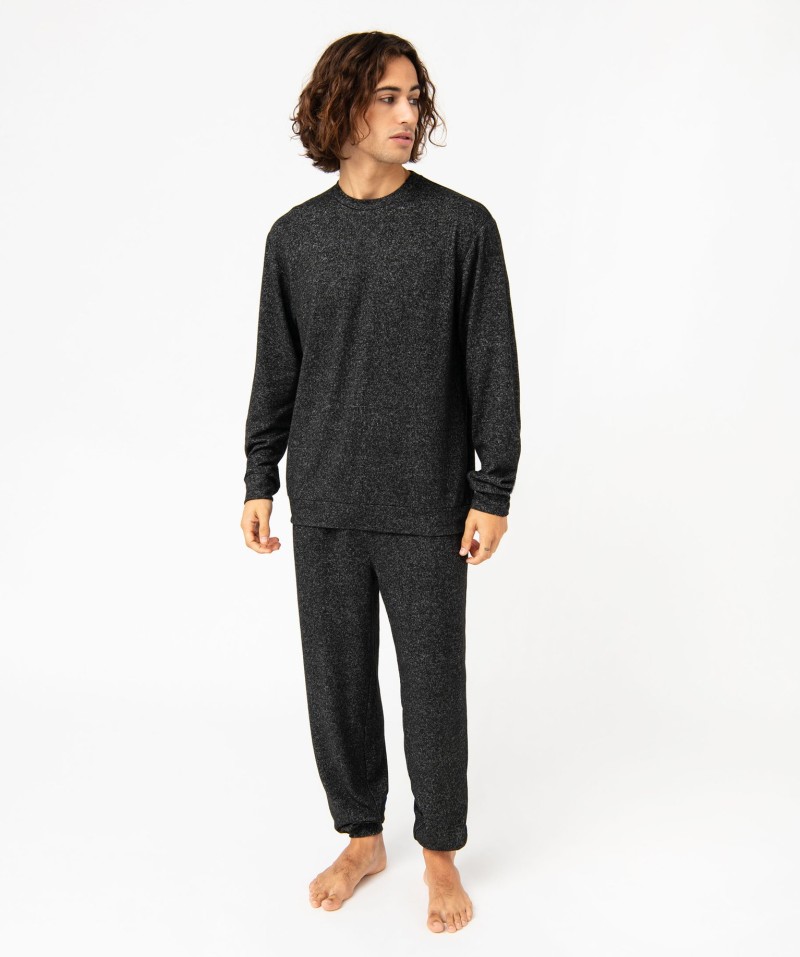 Pyjama en maille douillette homme